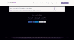 Desktop Screenshot of droidvpn.com